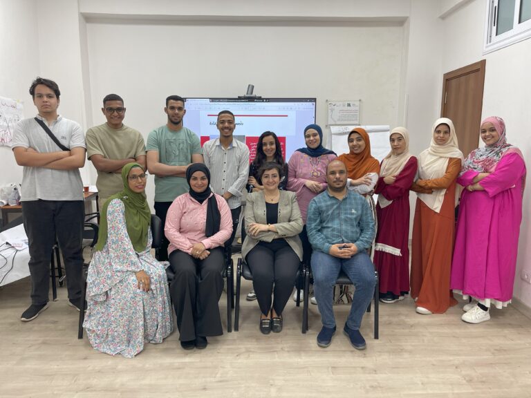 Dr. Naglaa Bakhoum follows up on the activities of the Youth Advisory Group within the “From Skill to Profit” project.